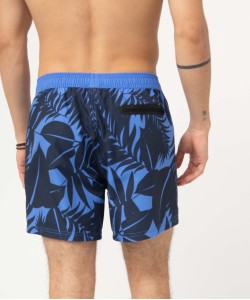 Short de bain homme à motifs feuillages